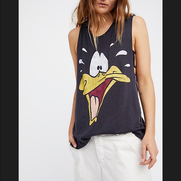 Free People Tops - Free People Daffy Duck Tank